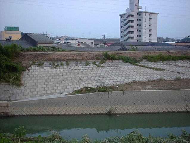 天白区野並付近 若宮商高付近の天白川|気象災害画像データベース